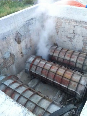 水泥制管厂购买诺贝思蒸汽发生器2台专用蒸汽养护机水泥管电锅炉